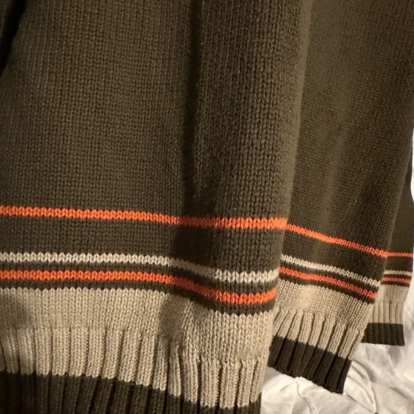 Mens L (XL too) COTTON SWEATER VINTAGE 90s - Picture 2 of 7